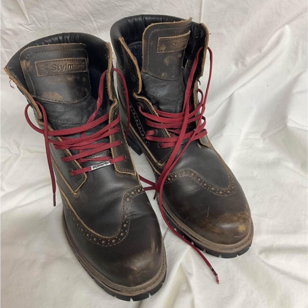 Mens Stylmartin Motorcycle Boots Size 11 Eu44